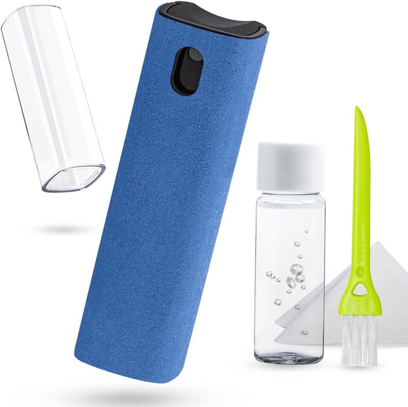 walrfid Screen Cleaner Touchscreen Mist Spray, Cleaning Kit for Electronic Smart Phone TV, Laptop, Tablet, PC, Computer LCD Flat Screens, Eyeglasses, Compatible with iPhone iPad MacBook Pro - DarkBlue - Image 1